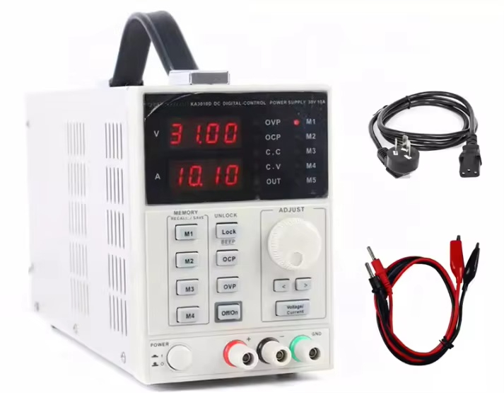 Programmable Linear Dc Power Supply 30V 10A - KA3010D プログラマブル高精度可変調整可能 30V 10A 0.01V 0.001A