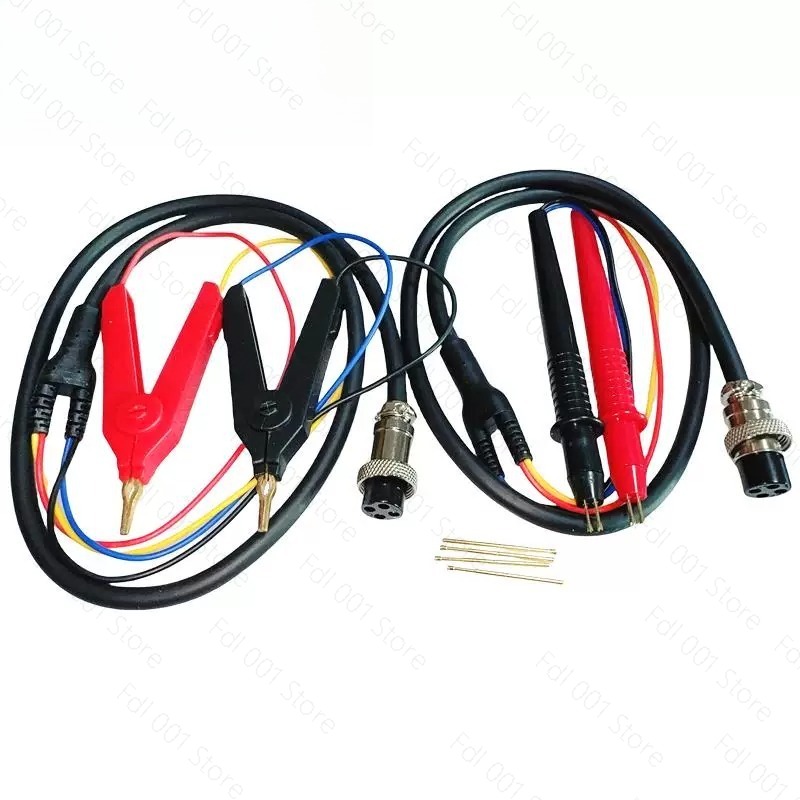 Battery Internal Resistance Tester Four Wire - 4本のワイヤーを使用したバッテリー内部抵抗試験ペン、プローブクリップ、バッテリーテスター、内部抵抗試験ペン。
