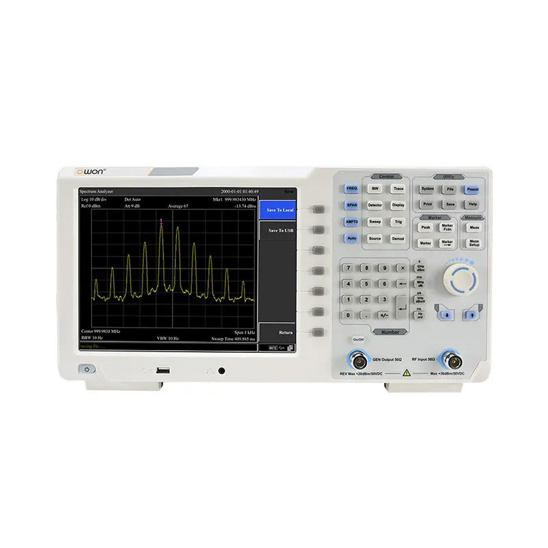 Spectrum Analyzer Tracking Generator 1.5Ghz - OWON XSA1015P-TG 9KHz-1.5GHz ポータブルスペクトラムアナライザ トラッキングジェネレータアナライザ 10.4インチLCDタッチスクリーン搭載