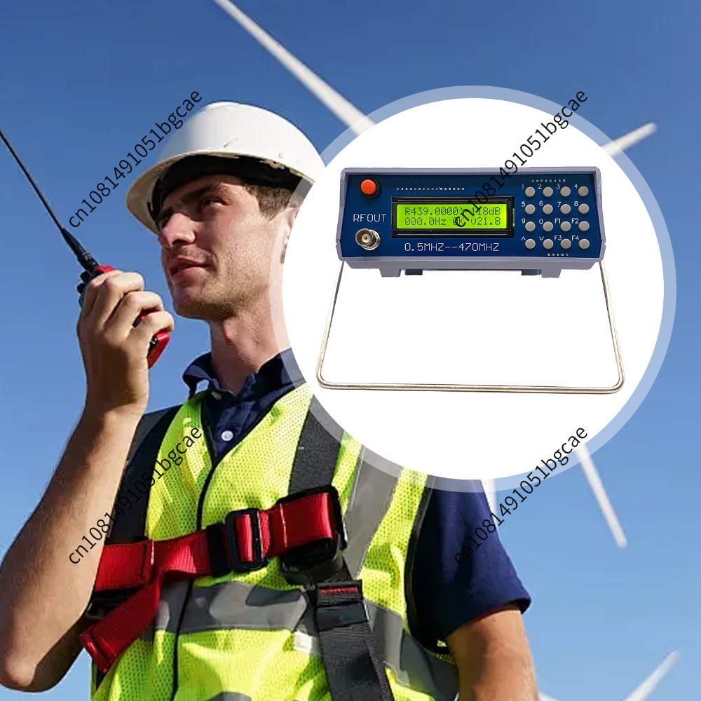 Rf Signal Generator 0.5Mhz To 470Mhz - CTCSS機能付き0.5MHz-470MHz RF信号発生器 FMラジオ用信号源信号発生器 ウォーキートーキーデバッグ用信号発生器