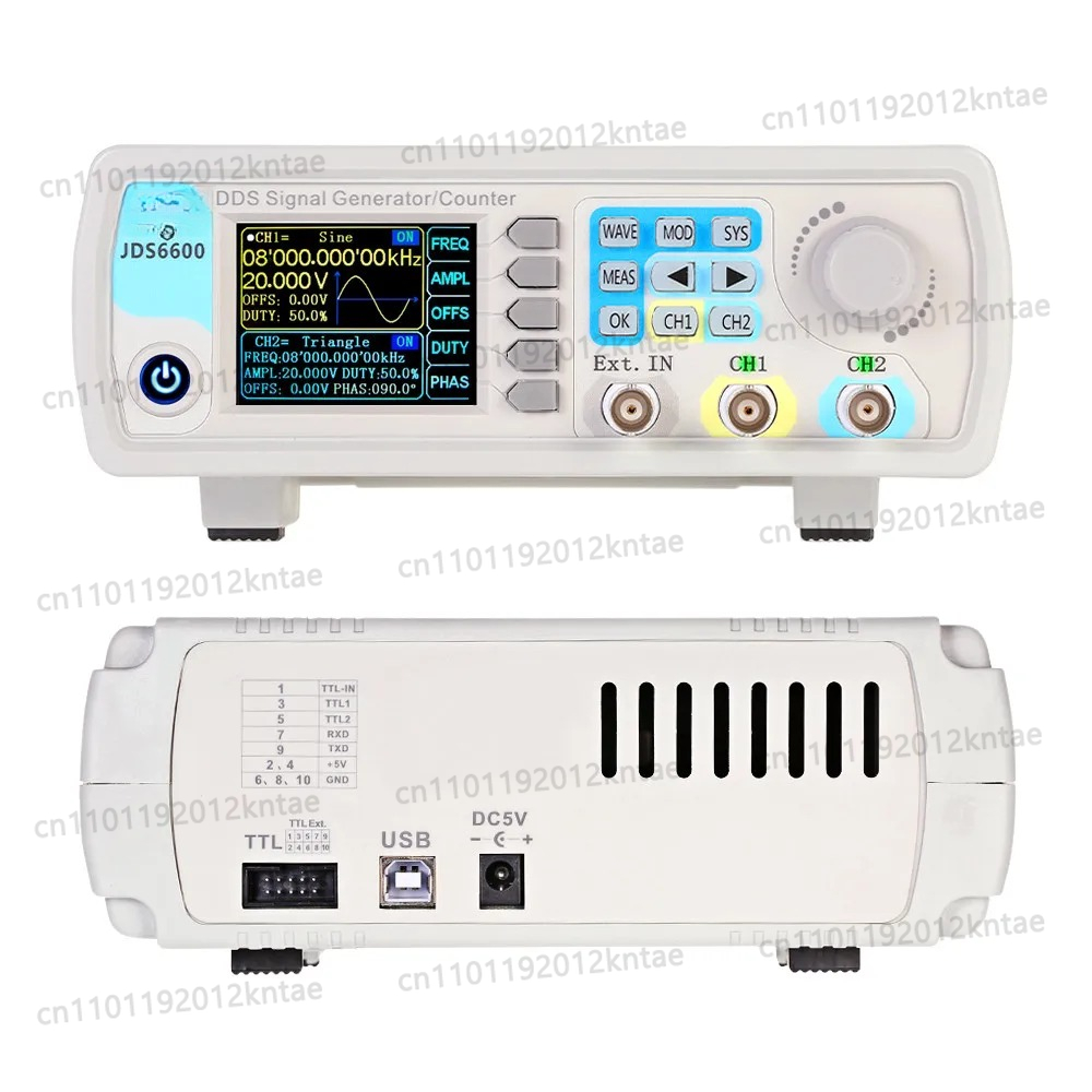 JDS6600 15/30/40/50/60MHz DDS機 - Dual Channel Arbitrary Waveform Function Generator 60Mhz のレビューと価格