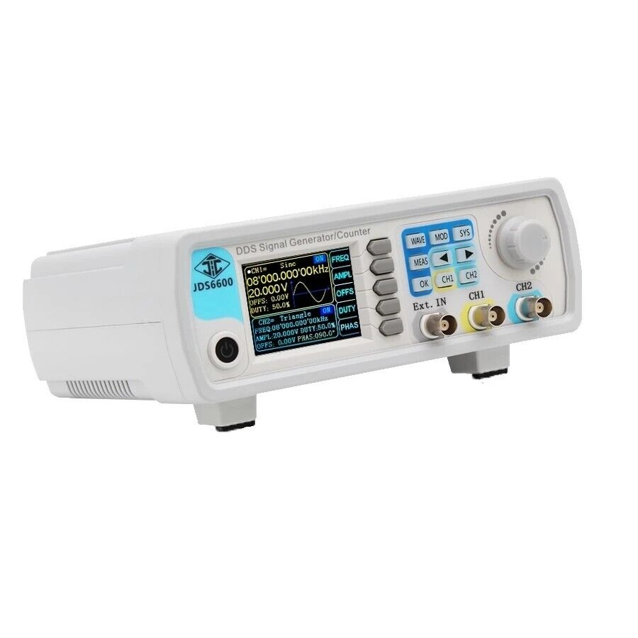 JDS6600 60MHz DDS 機能信号発生器 CNC  - Dual Channel Arbitrary Waveform Function Generator 60Mhz のレビューと価格