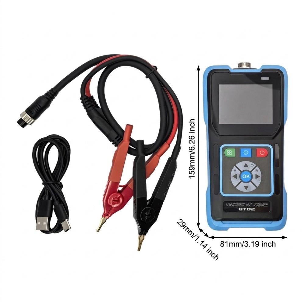 BT02 バッテリー内部抵抗テスター用4線式 0-100V  - Battery Internal Resistance Tester Four Wire のレビューと価格