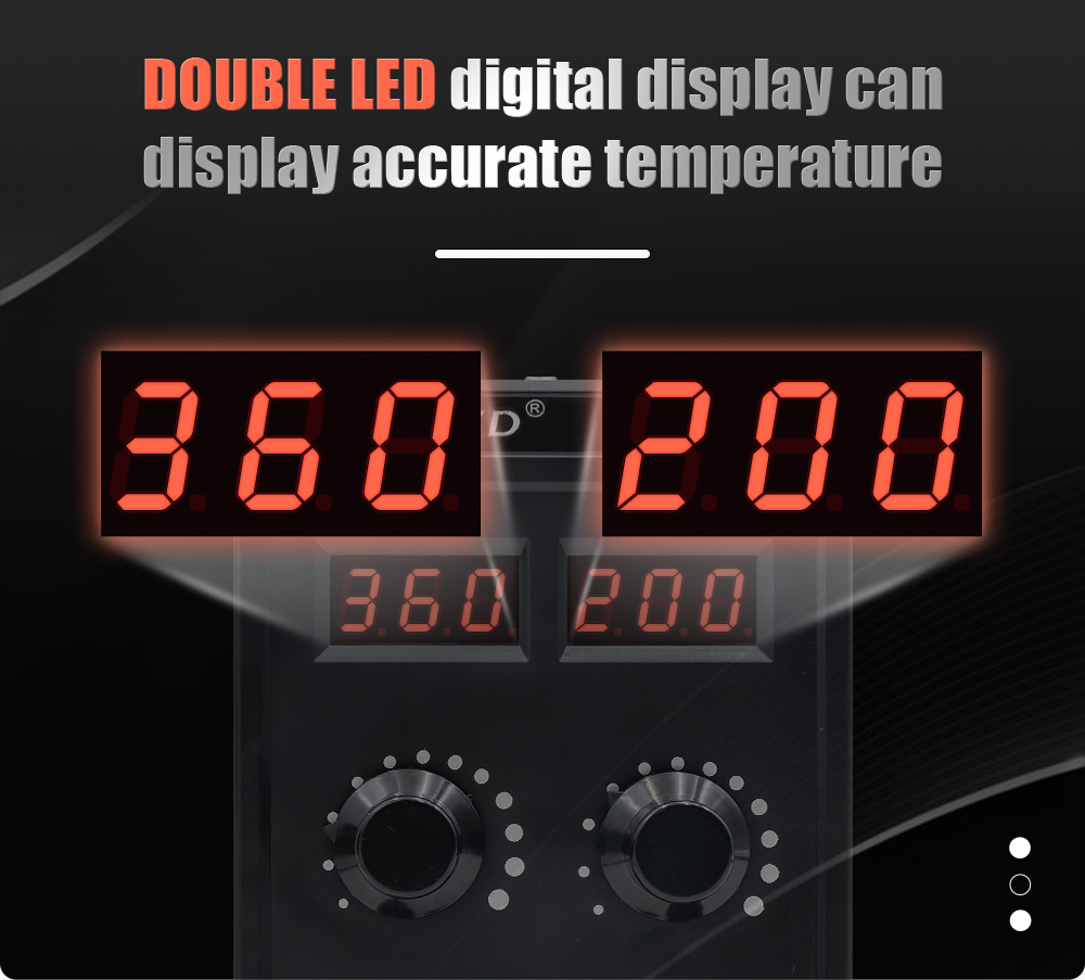 JCD 8586D はんだ付けステーション 2 IN 1 7 - Smd Rework Station Hot Air Soldering 2 In 1 のレビューと価格
