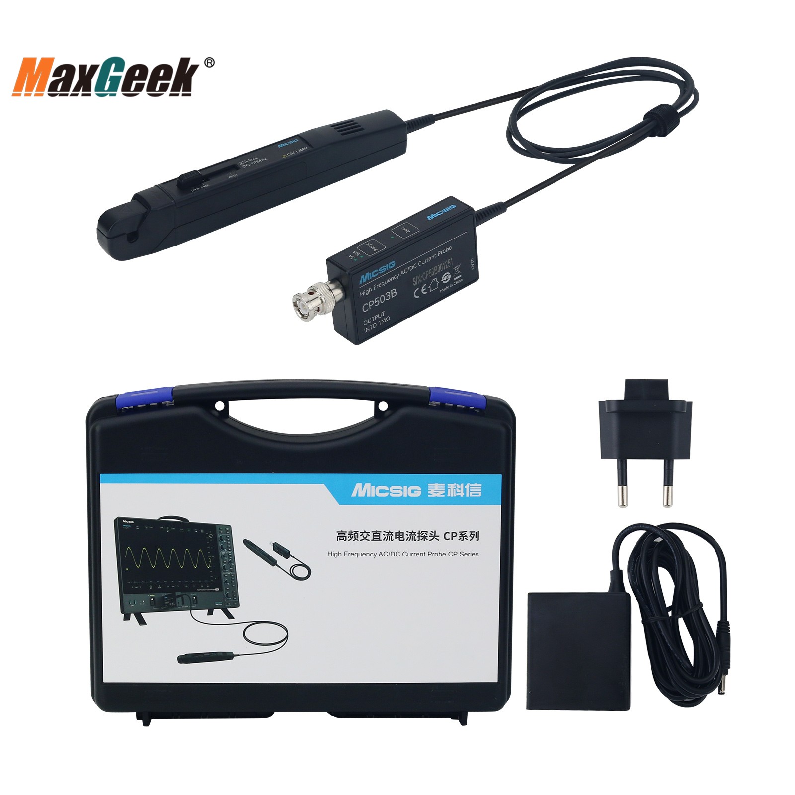 Micsig 高周波 CP503B CP1003B AC/D - Current Probe Ac Dc 50Mhz Oscilloscope のレビューと価格